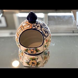 Portuguese Ceramic Sponge/Onion/Garlic Keeper